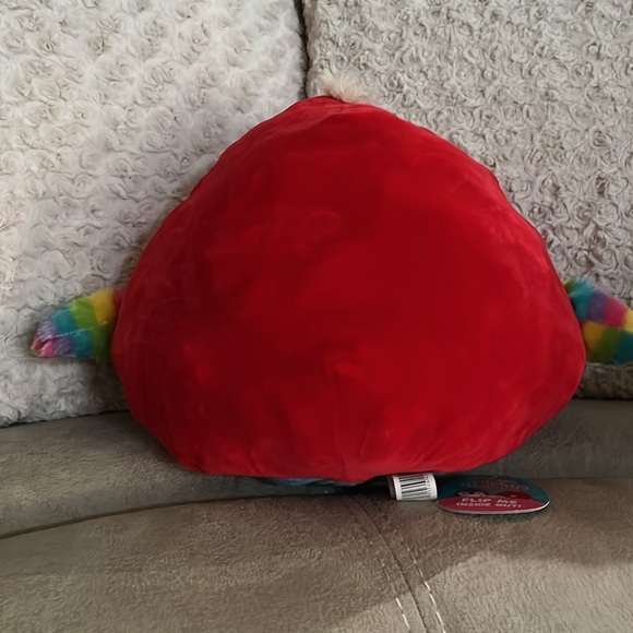 🐦🦜Squishmallows FlipAMallows Babs/Paco Bluejay/Red Parrot NWT Flip 12” - Picture 8 of 8
